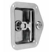key lock of the Cendrex Flush Aluminum Floor Hatch with Exposed Flange Key Operated 