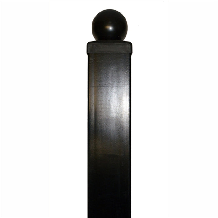 Aleko Gate Post with Pre-Drilled Holes for Dual Gates - 8' x 3.5" x 3.5"
