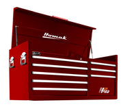 Homak 02056072 56" H2Pro 8-Drawer Top Chest - Fury Red