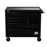 Homak 04004193 41" RS Pro 9-Drawer Roller Cabinet - Midnight Black