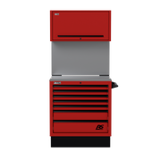 Homak CTS36001 36" CTS Centralized Tool Storage Set with Solid Backsplash - Fury Red