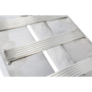serrated rungs of the HD Ramps Hook-End Heavy Equipment Ramps 12'x16" with 12,000 lbs Capacity 