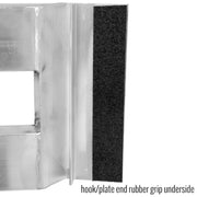 HD Ramps Hook & Plate Hybrid End Aluminum Car Trailer Ramps hook/plate hybrid end rubber grip underside
