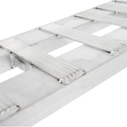 HD Ramps Hook & Plate Hybrid End Aluminum Car Trailer Ramps wide serrated rungs
