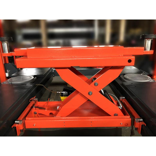 jack of the KATOOL KT-4H150 4-Post Alignment Lift 15,000 lb Capacity, Rolling Jack Included