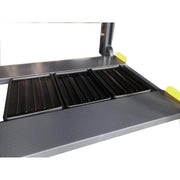 drip trays of the KATOOL KT-4H850 4-Post Car Lift 8,500 lb Capacity, Jack Tray, Drip Trays & Caster Kit Included 