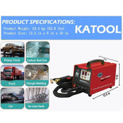 specs of the KATOOL KT-90E Body Spot Welder Dent Puller System Dual Gun 0.6+1.2 mm Welding Thickness