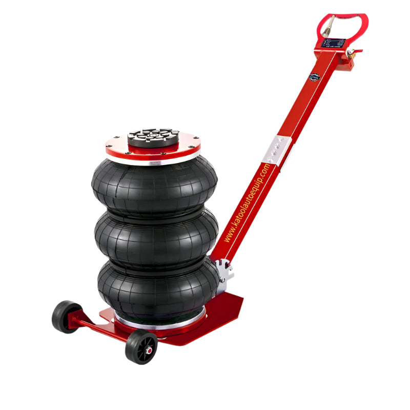 KATOOL 5-Ton Pneumatic Air Bag Jack Red Car Lift with 5.9"-15.75" Lifting Range