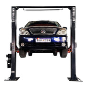 front view of the KATOOL KT-AM120SD Two Post Car Lift 12,000 lbs Capacity Professional-Grade