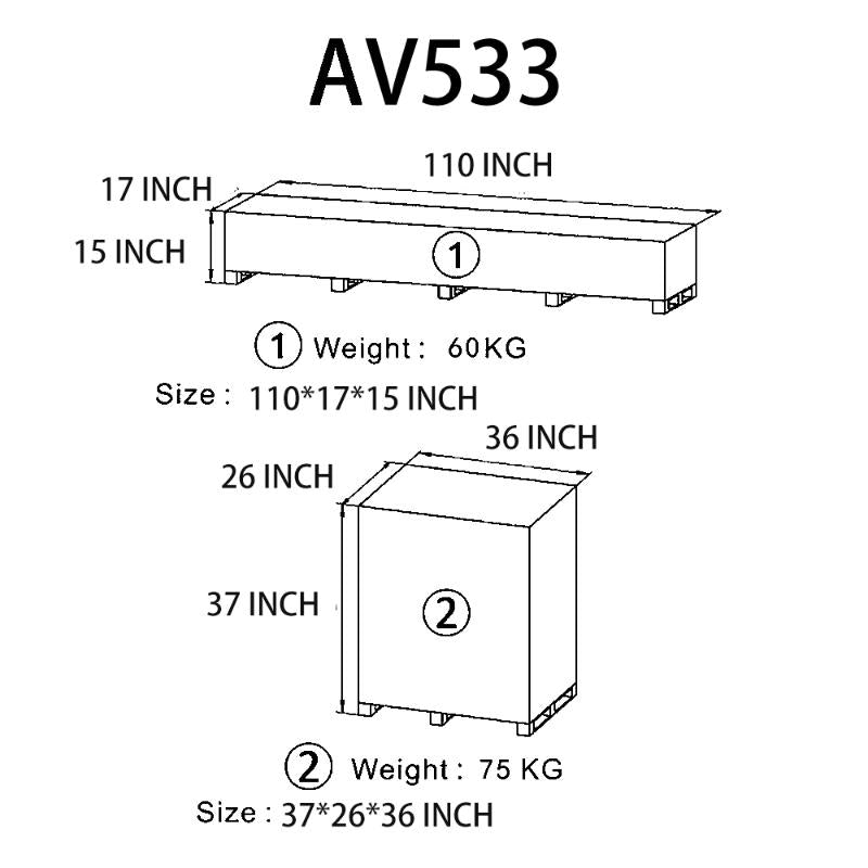 dimensions of the KATOOL KT-AV533 3D Wheel Alignment Machine High Precision Imaging Technology
