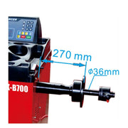 shaft size of the KATOOL KT-B700 Wheel Balancer Professional ±1g Accuracy 880mm Max Wheel Diameter 0.25KW Motor 120V Power