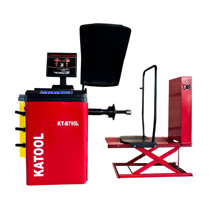 KATOOL KT-B795L Truck Wheel Balancer 150kg Capacity with Pneumatic Lift
