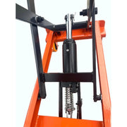 hydraulic system of the KATOOL KT-CT330 Hydraulic Lift Table Cart 330 lbs Manual Scissor Lift Table