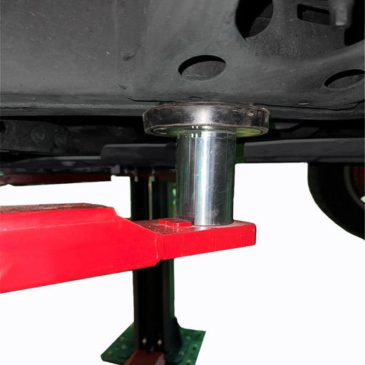 lifting point of the KATOOL KT-H120D 2-Post Car Lift 12,000 lb Capacity, Symmetric Arms, Single Lock Release
