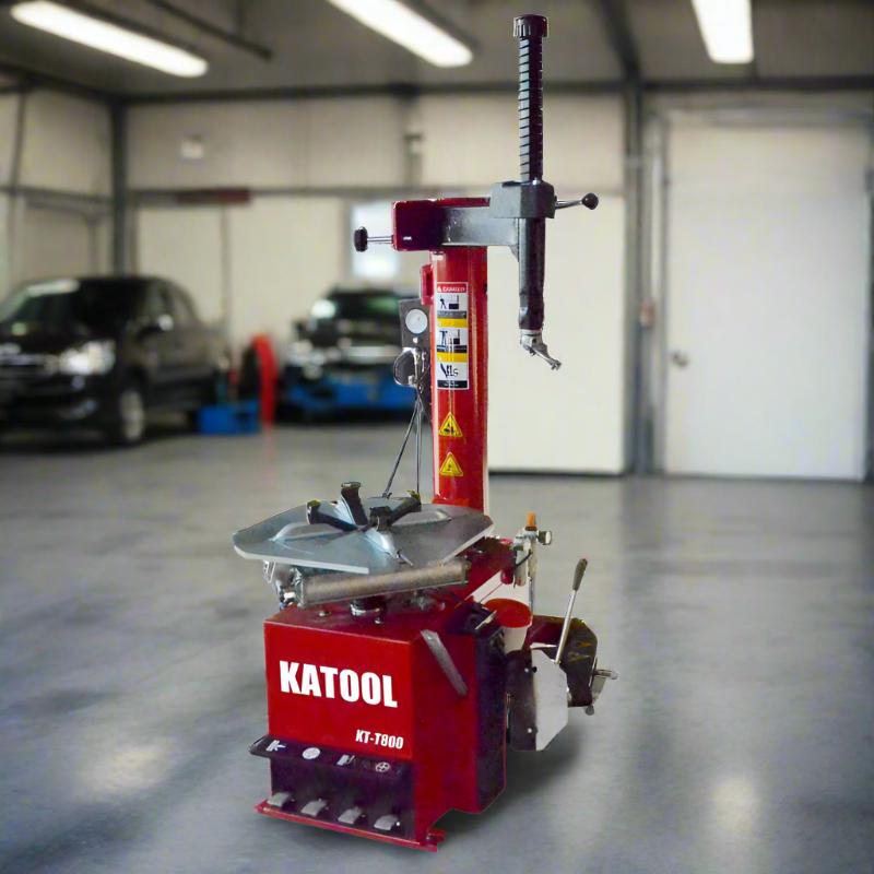 KATOOL KT-T800 Wheel Clamp Tire Changer Machine Professional Grade with 2.0HP Motor

