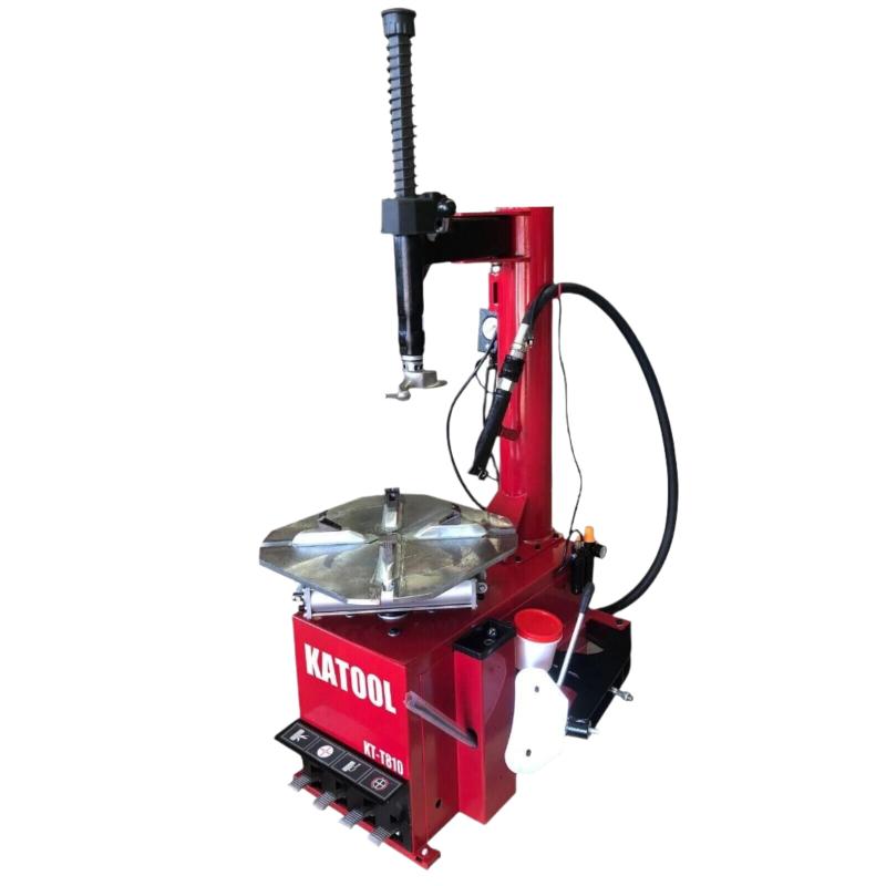 side view of the KATOOL KT-T810 Wheel Clamp Tire Changer Machine