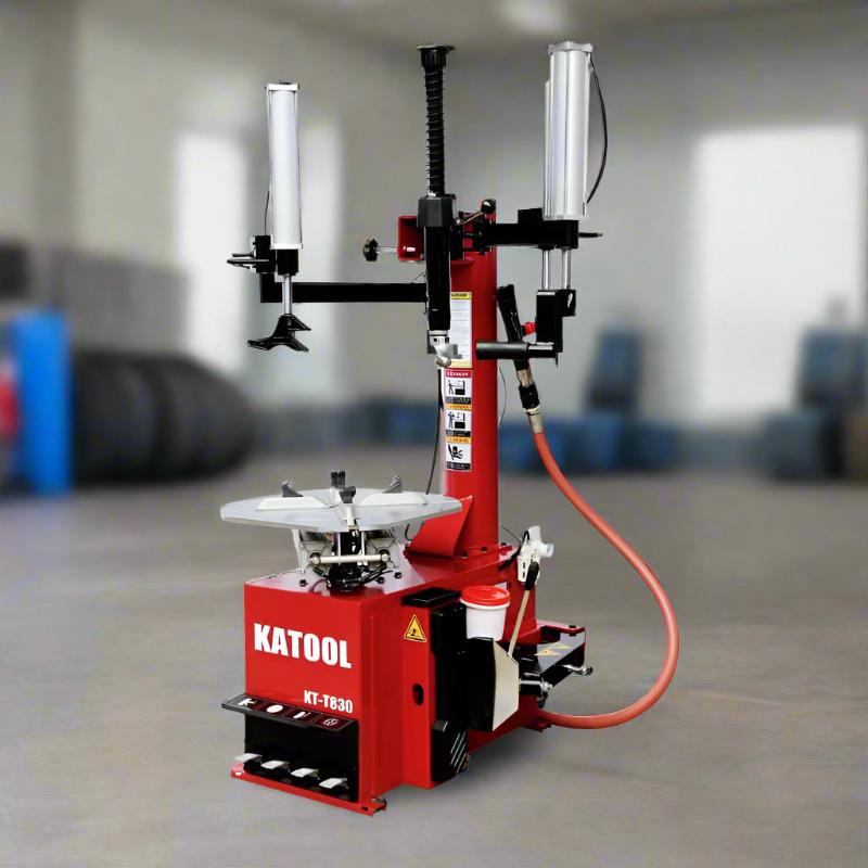 KATOOL KT-T830 Wheel Clamp Tire Changer Machine with Double Side Assist Arm