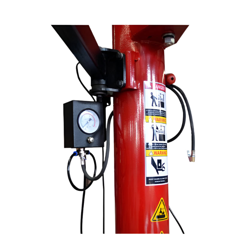 air gauge of the KATOOL KT-T830 Wheel Clamp Tire Changer Machine with Double Side Assist Arm