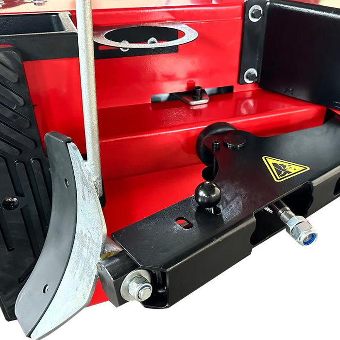 Bead seater of the KATOOL KT-T850 Tilt-Arm Wheel Clamp Tire Changer Machine Professional Grade Durable 47" Capacity with Assist Arms and Bead Seater
