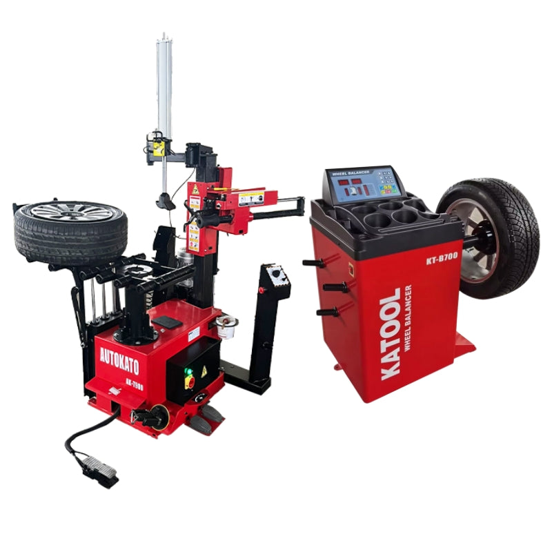 KATOOL KT-T900 & KT-B700 Tire Changer & Wheel Balancer Combo Hydraulic Changer