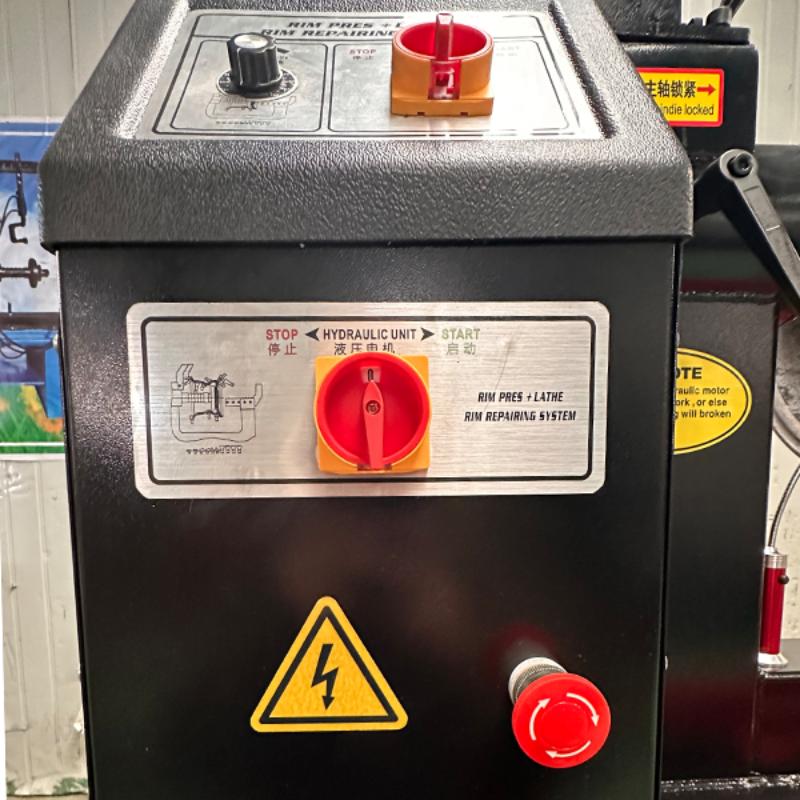 control unit of the KATOOL KT-WL70 Rim Straightener Machine Hydraulic with 15MPa Work Pressure
