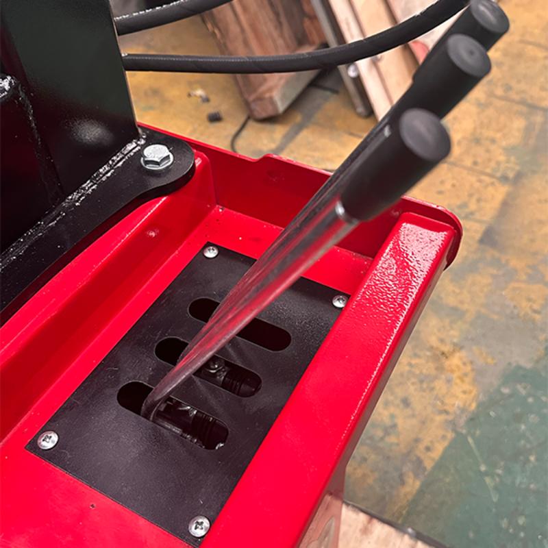 lever controller of the KATOOL KT-WL70 Rim Straightener Machine Hydraulic with 15MPa Work Pressure