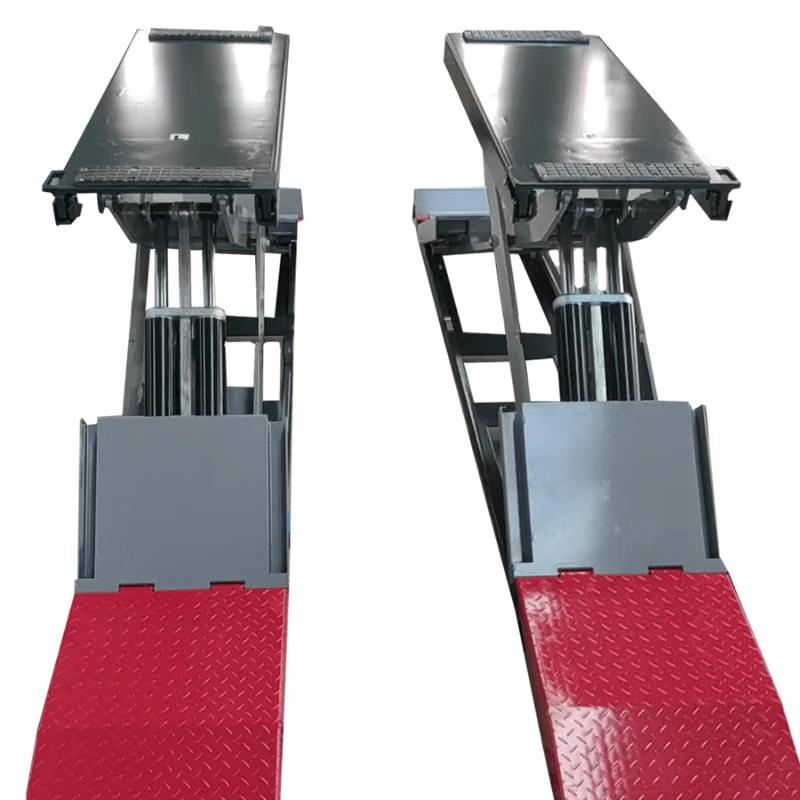 front view of the KATOOL KT-X99 Hydraulic Scissor Lift 7,700 lbs Capacity 76" Lift Height
