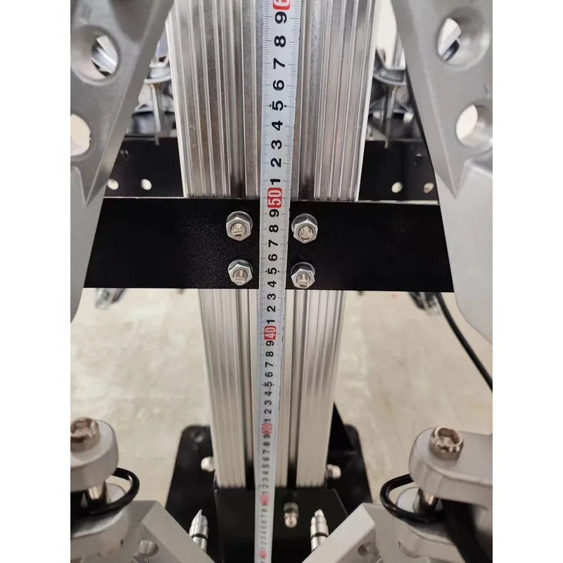Katool AV9 Pro electric lifting column detail with height scale