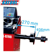 Katool KT-B700 balancer shaft and cone mounting detail