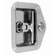 key lock of the Cendrex Key Operated Flush Aluminum Floor Hatch with Exposed Flange - Custom Size