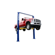 Challenger Lifts LE12 Two Post Auto Lift with vehicle on it