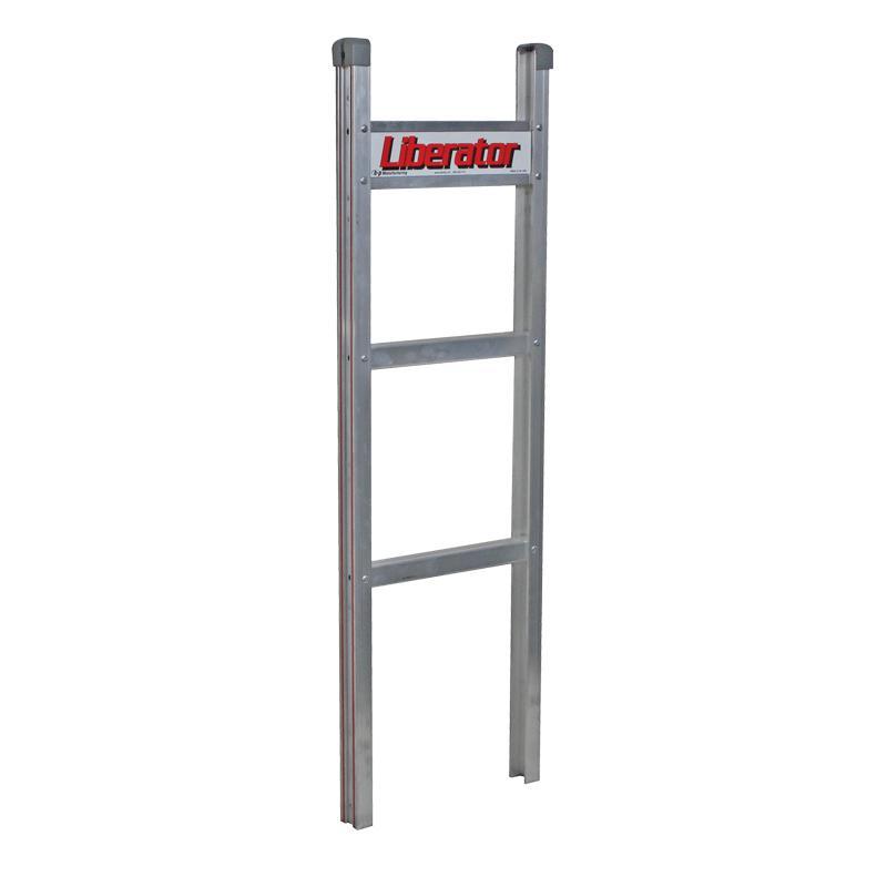 frame of the B&P Liberator Aluminum Hand Truck 600lb Capacity 60" Tall with Pneumatic Wheels
