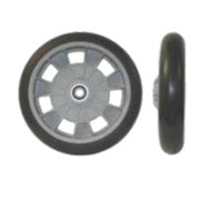 rubber wheels of the B&P Liberator Aluminum Hand Truck Stair Climber 600 lbs Capacity 62" x 20" x 20"