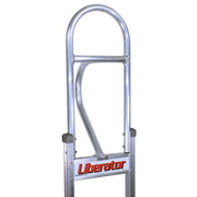 handle of the B&P Liberator Aluminum Hand Truck Stair Climber 600lb Capacity 60" x 21" x 20"