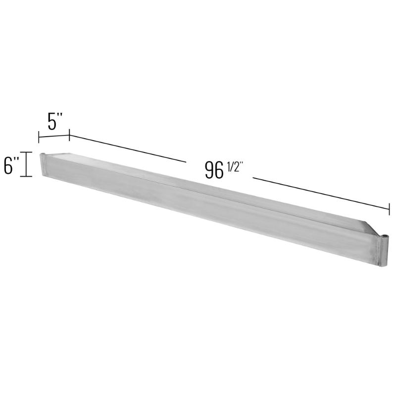 dimensions of the HD Ramps Load Leveler Spacers 96.5"x5"x6" 

