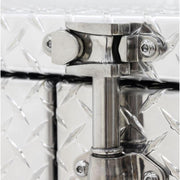 HD Ramps Lockable Diamond Plate Underbody Trailer Toolbox hinges 
