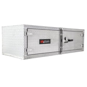 HD Ramps Lockable Diamond Plate Underbody Trailer Toolbox 
