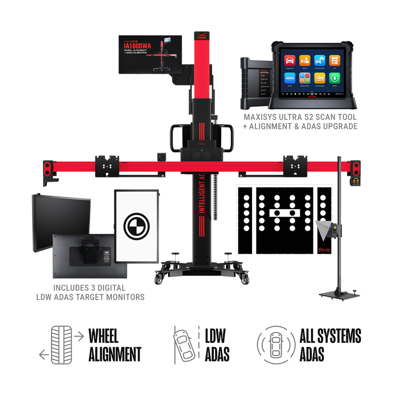 Autel MaxiSYS IA1000ASTDT ADAS calibration and wheel alignment package