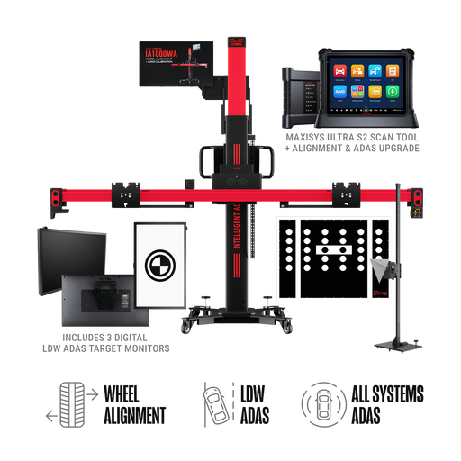 Autel MaxiSYS IA1000ASTDT ADAS calibration and wheel alignment package