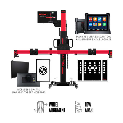 Autel MaxiSYS IA1000LDWTDT ADAS calibration package with LDW and digital targets