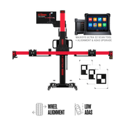 Autel MaxiSYS IA1000LDWT ADAS calibration package with LDW targets