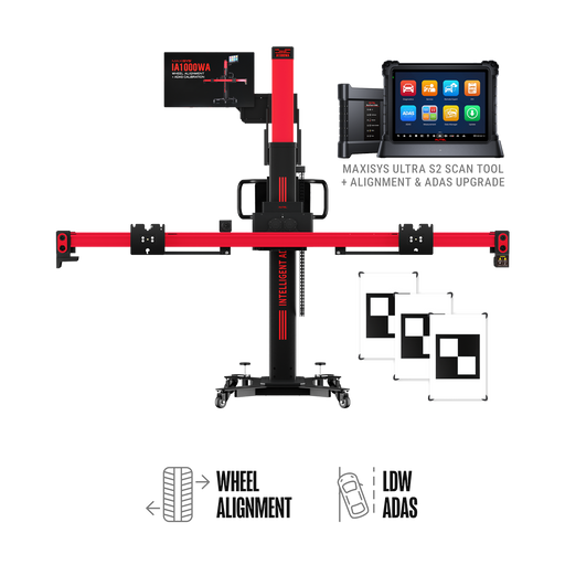 Autel MaxiSYS IA1000LDWT ADAS calibration package with LDW targets
