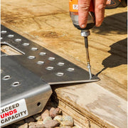 Guardian Punch Plate Aluminum Shed Ramp mounting
