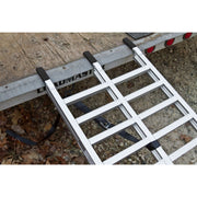 Aluminum Arched Dual Runner UTV Ramps mounted top view