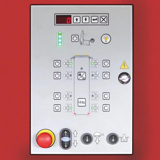 Rotary MCHW18 column control panel detail