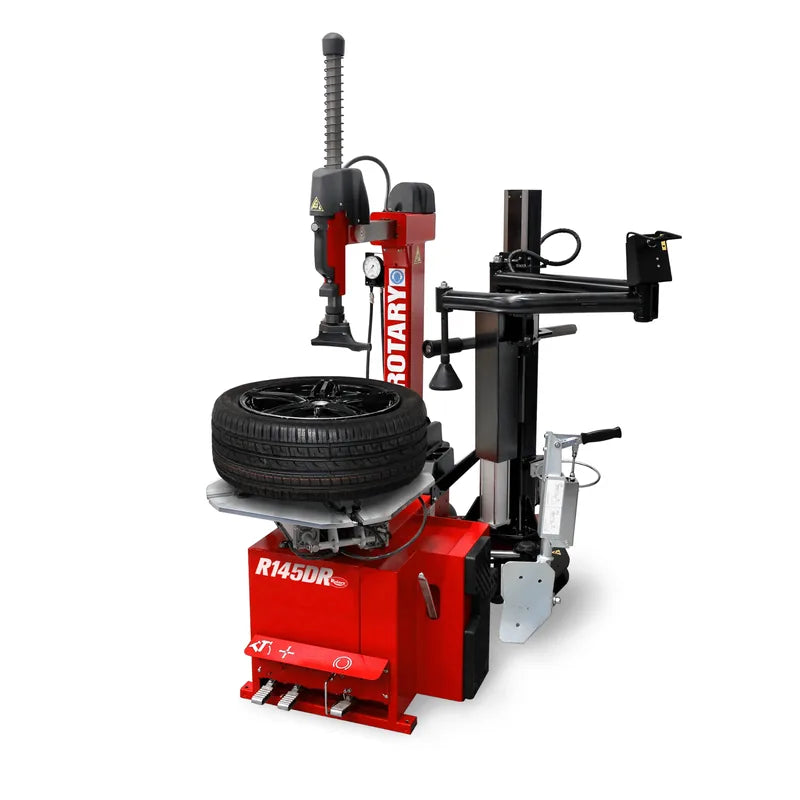 Rotary R145DR Tiltback VSC Tire Changer with tire