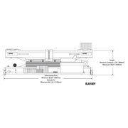 Rotary RJ6100Y rolling jack dimension drawing