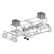 Rotary RJ9000Y-2 wide-track 9,000 lb rolling jack