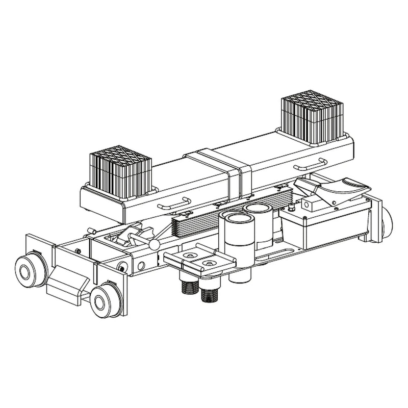 Rotary RJ9000Y-2 wide-track 9,000 lb rolling jack
