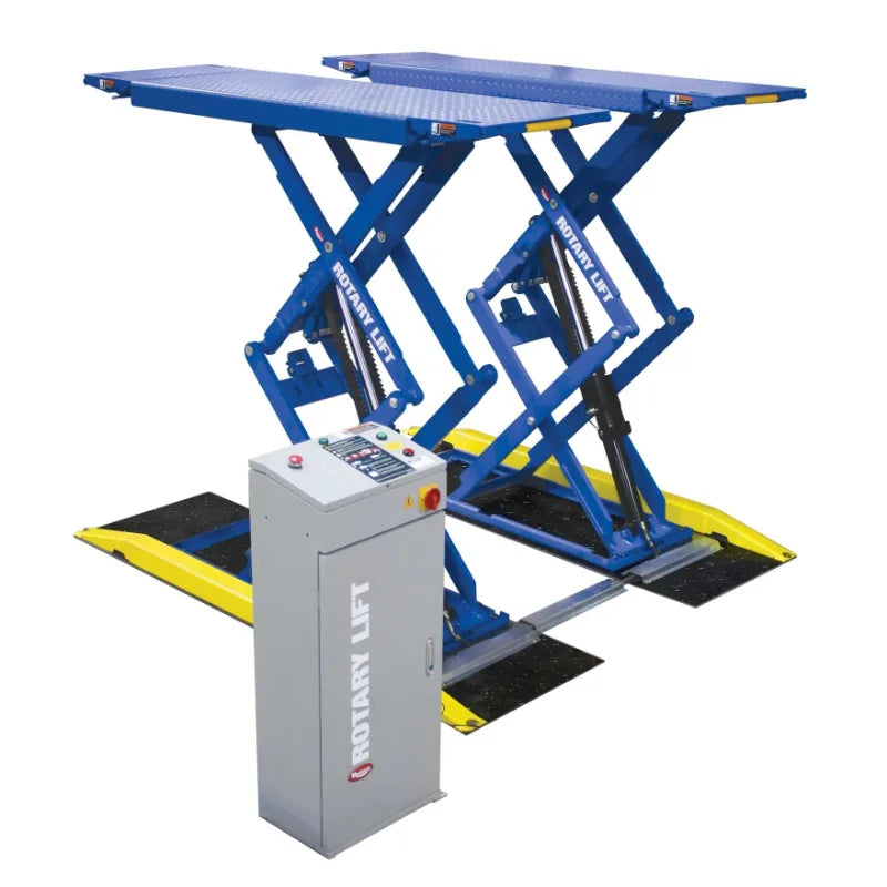 Rotary RLP77 scissor lift platforms and console